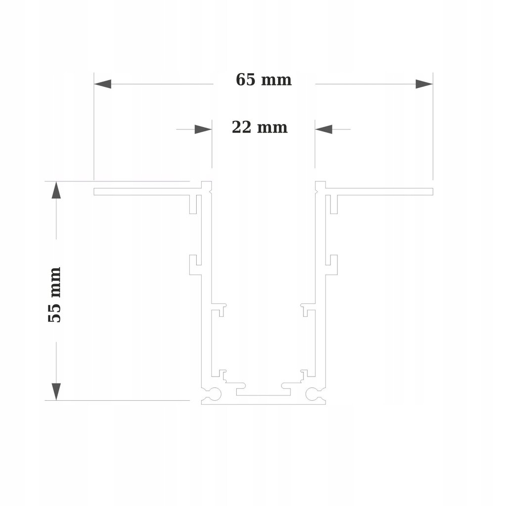 Magnētiskā autobāze ar iebūvētu 1,5 m 48 VDC Melns cena un informācija | LED lentes | 220.lv