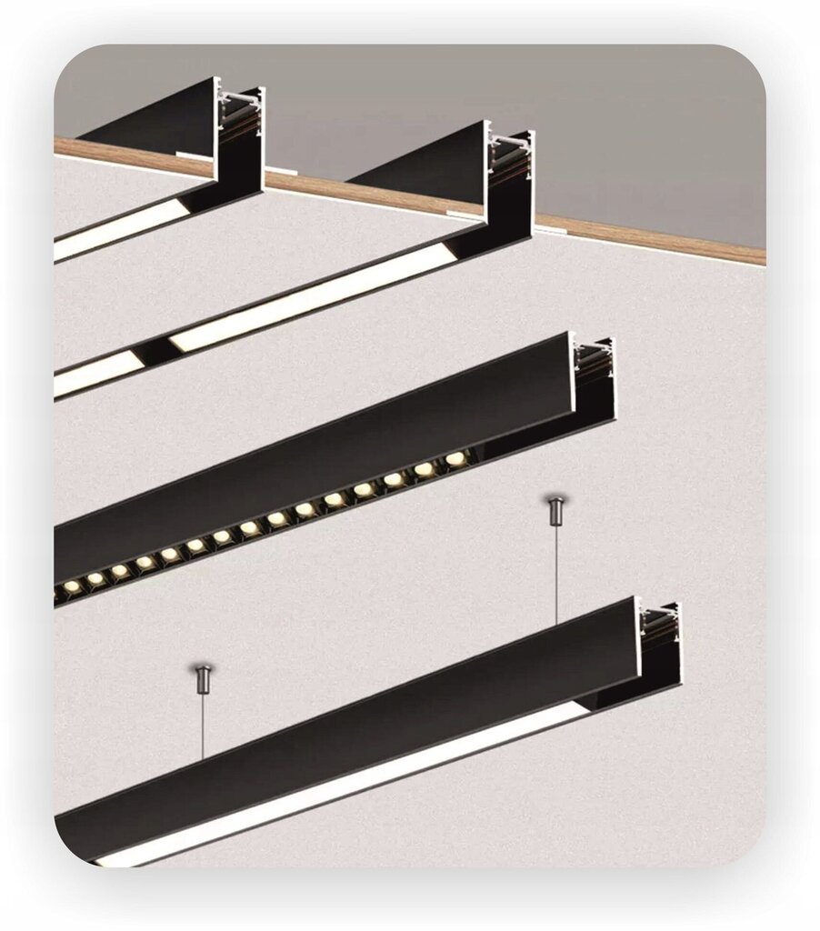 WiFi Zigbee slīpums 12W 48VDC regulējams lineārais prožektors cena un informācija | LED lentes | 220.lv