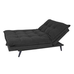 Dīvāns gulta SPRY 193x92xH89cm, melns цена и информация | Диваны | 220.lv