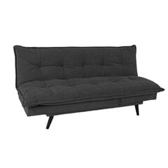 Dīvāns gulta SPRY 193x92xH89cm, melns цена и информация | Диваны | 220.lv