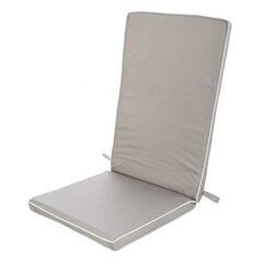 Подушка для стула 123 x 48 x 4 cm Серый цена и информация | Подушки, наволочки, чехлы | 220.lv