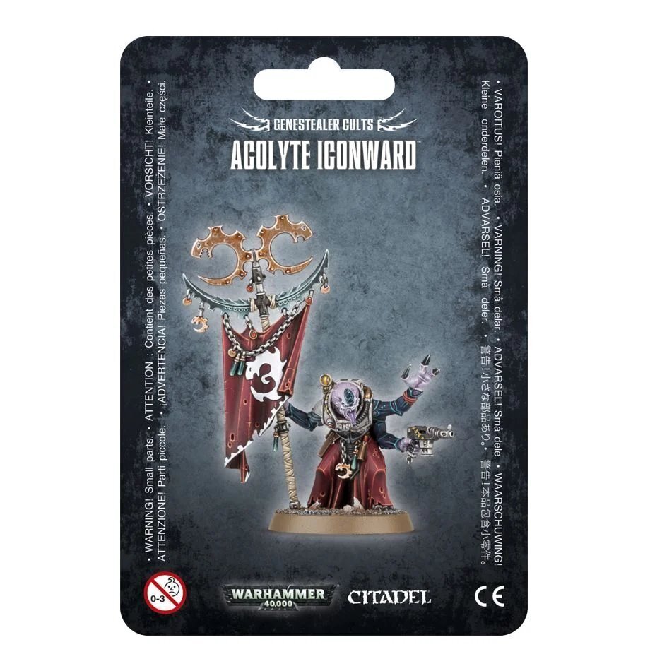 Saliekamā figūriņa Warhammer 40k Genestealer Cults Acolyte Iconward cena un informācija | Konstruktori | 220.lv