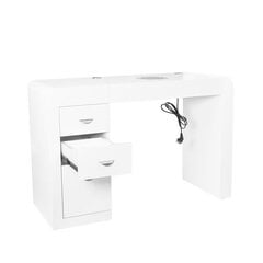 Косметический столик 312 белый правый цена и информация | Туалетные столики | 220.lv