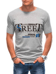 T-krekls vīriešiem Edoti S1894, pelēks cena un informācija | Vīriešu T-krekli | 220.lv