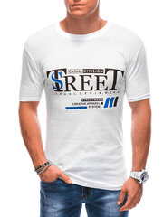 мужская футболка s1894 - белая цена и информация | Мужские футболки | 220.lv