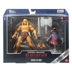 Повелители Вселенной: Экшн-фигурки Revelation Masterverse 2022 Deluxe Savage He-Man & Orko 18 см цена и информация | Игрушки для мальчиков | 220.lv