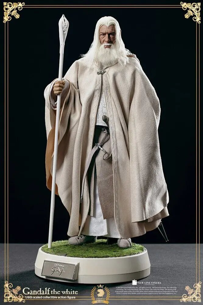 Figūriņa Asmus Gandalf the White Lord of the Rings The Crown Series cena un informācija | Rotaļlietas zēniem | 220.lv