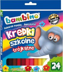 Карандаши Bambino, 24 шт. цена и информация | Принадлежности для рисования, лепки | 220.lv