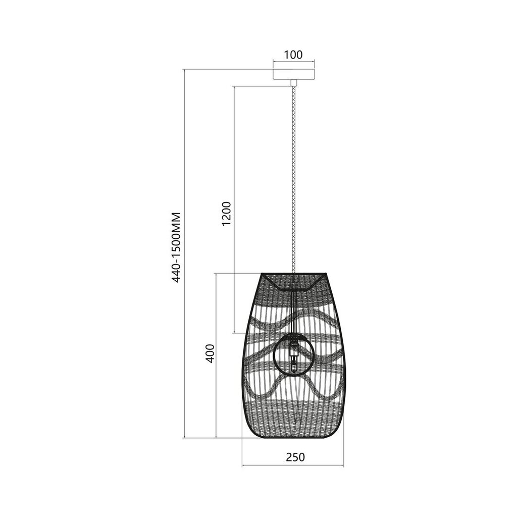 Milagro piekaramā lampa Arona ML0352 cena un informācija | Piekaramās lampas | 220.lv