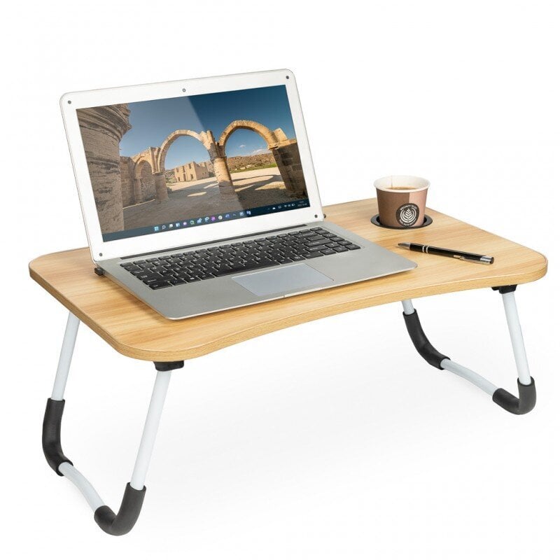 Saliekams klēpjdatora galds gultas statīvs cena un informācija | Datorgaldi, rakstāmgaldi, biroja galdi | 220.lv