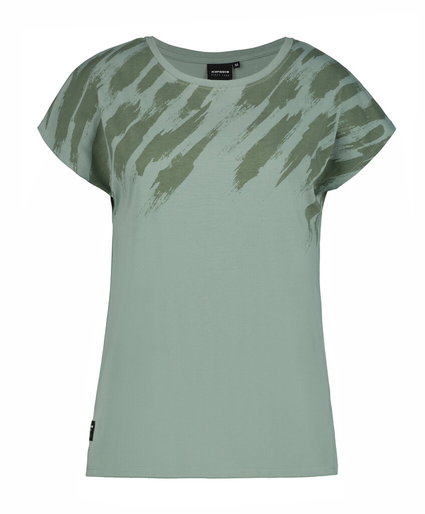 Icepeak sieviešu T-krekls ALGOMAN, zaļas krāsas cena un informācija | T-krekli sievietēm | 220.lv
