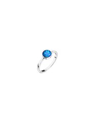Sudraba gredzens ar zilu opālu 15001.3 Evolution Group cena un informācija | Gredzeni | 220.lv