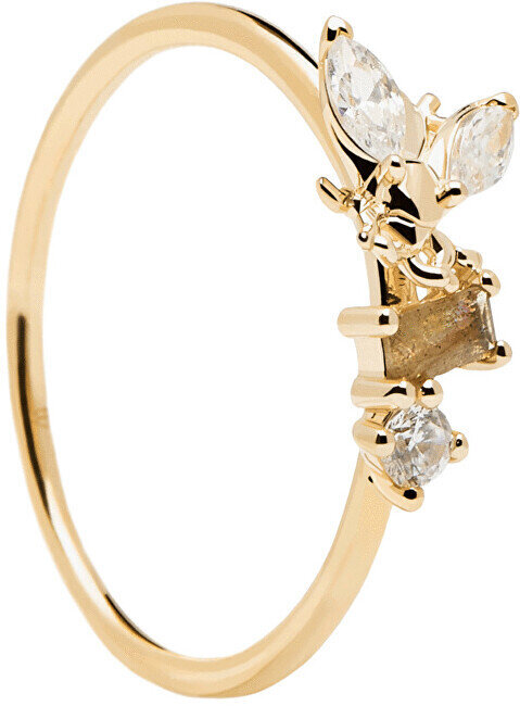 Zeltīts gredzens ar skaistu bišu Revery Gold AN01-219 Pdpaola цена и информация | Gredzeni | 220.lv