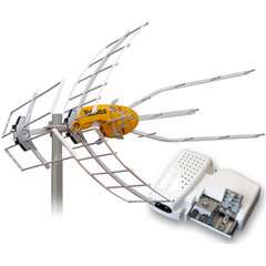 Televes Ellipse Mix antena 148821 + Picokom 12V adapteris cena un informācija | Antenas un piederumi | 220.lv