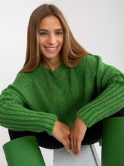 Женский зеленый свитер больших размеров цена и информация | Женские кофты | 220.lv