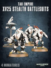 Saliekamo figūriņu piederumi Warhammer 40000 Tau Empire XV25 Stealth Battlesuits cena un informācija | Konstruktori | 220.lv