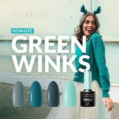 Стойкий гибридный гель лак для ногтей CLARESA GREEN WINKS 1, 5 г цена и информация | Лаки для ногтей, укрепители | 220.lv