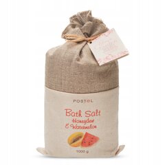 Vannas sāls Green Garden Bath Salt Honeydew & Watermelon, 1000 g cena un informācija | Dušas želejas, eļļas | 220.lv