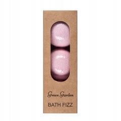 Vannas bumbu komplekts Green Garden Bath Fizz Honeydew & Watermelon, 3 gab. cena un informācija | Dušas želejas, eļļas | 220.lv
