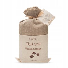 Vannas sāls Green Garden Bath Salt Vanilla & Coffee, 1000 g cena un informācija | Dušas želejas, eļļas | 220.lv