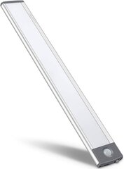 LED подсветка 3в1 с датчиком движения, корпус серебристый цена и информация | Датчики | 220.lv