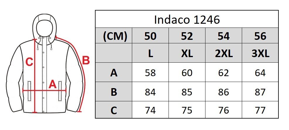 Virsjaka vīriešiem Indaco 1246 cena un informācija | Vīriešu virsjakas | 220.lv