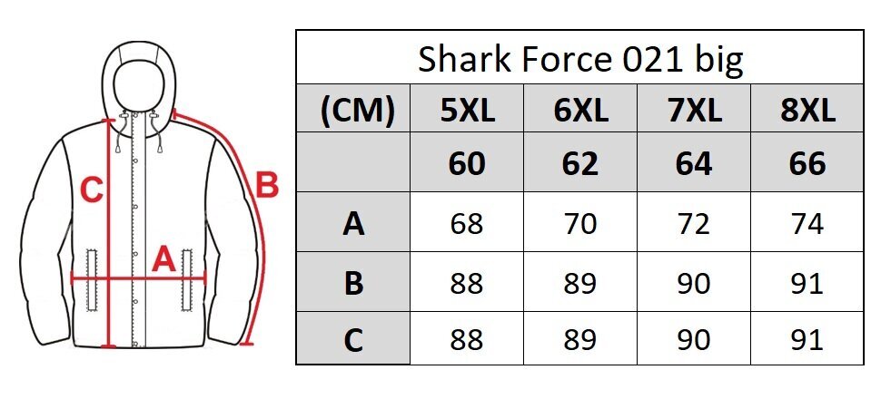 Virsjaka vīriešiem Shark Force 2115 cena un informācija | Vīriešu virsjakas | 220.lv
