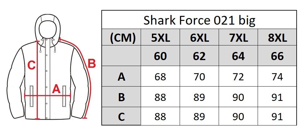 Virsjaka vīriešiem Shark Force 2142 цена и информация | Vīriešu virsjakas | 220.lv