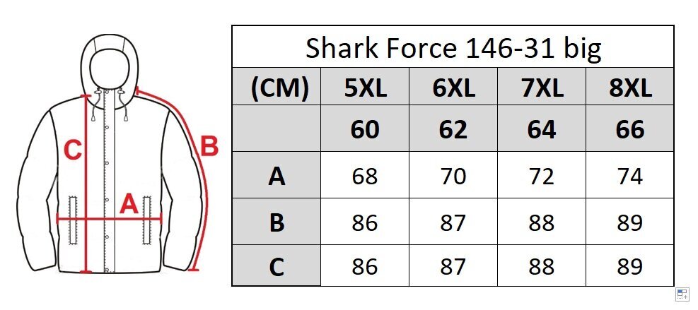 Virsjaka vīriešiem Shark Force 14631 cena un informācija | Vīriešu virsjakas | 220.lv