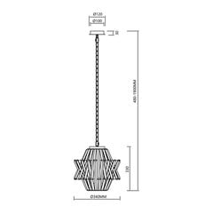 Milagro piekaramā lampa Crown ML0400 цена и информация | Люстры | 220.lv