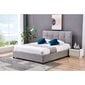Divvietīga gulta Sofaforma Gaja, 160x200 cm, pelēks cena un informācija | Gultas | 220.lv