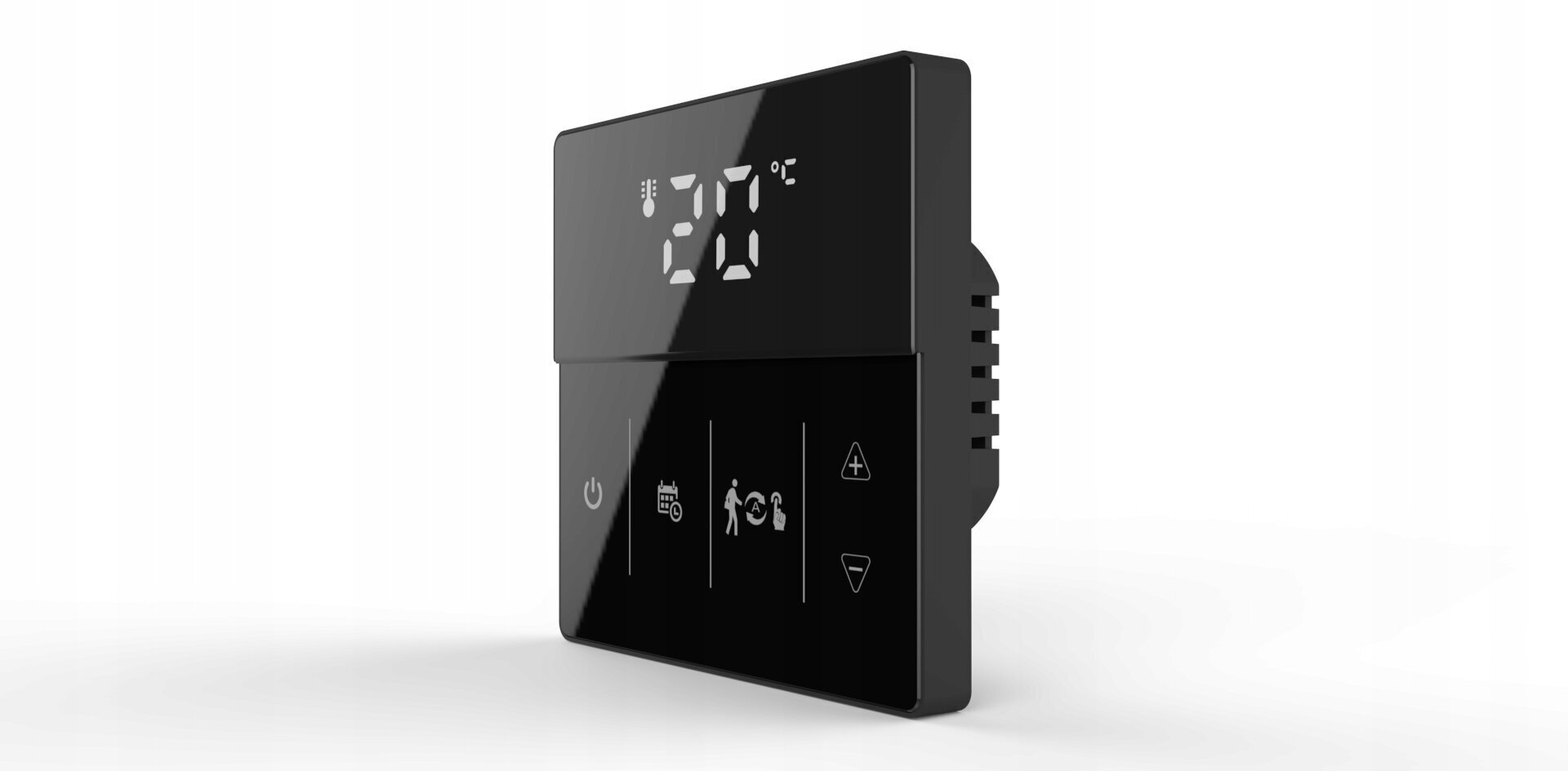 Zigbee istabas termostats Tuya 3A melns PRO cena un informācija | Siltās grīdas | 220.lv