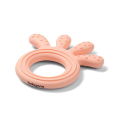 Graužamā rotaļlieta BabyOno Astoņkājis, rozā 826/01 cena un informācija | Zobu riņķi | 220.lv