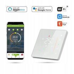 Wifi termostats Tuya Dual Mode Apkure un dzesēšana цена и информация | Нагревательные коврики для пола и зеркал | 220.lv