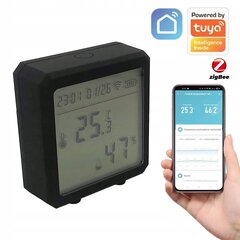 Zigbee Tuya temperatūras un mitruma sensors цена и информация | Датчики | 220.lv