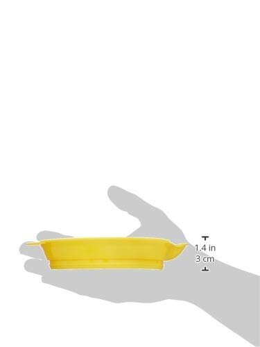 Dzeltena plastmasas piltuve krāsas pārliešanai cena un informācija | Piederumi krāsošanai | 220.lv