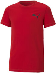 Puma Футболки Active Small Logo Red 586980 11 586980 11/152 цена и информация | Рубашки для мальчиков | 220.lv