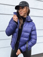 Хлопковая куртка темно-синего цвета на флисовой подкладке цена и информация | Женские куртки | 220.lv