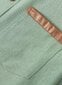 Meilicloth vīriešu džinsa krekls, zaļš цена и информация | Vīriešu krekli | 220.lv