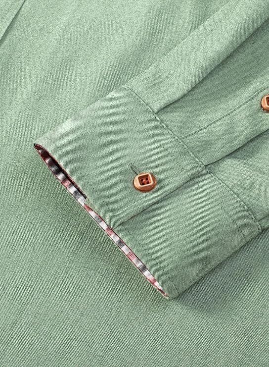 Meilicloth vīriešu džinsa krekls, zaļš цена и информация | Vīriešu krekli | 220.lv