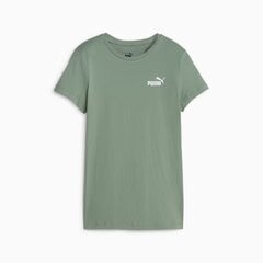 T-krekls sievietēm Puma Ess+ Embroidery, zaļš cena un informācija | Sporta apģērbs sievietēm | 220.lv