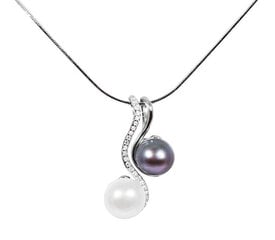 JwL Luxury Pearls Жемчужное ожерелье 3 в 1 JL0540 (цепочка, кулон, кулон) цена и информация | Украшения на шею | 220.lv