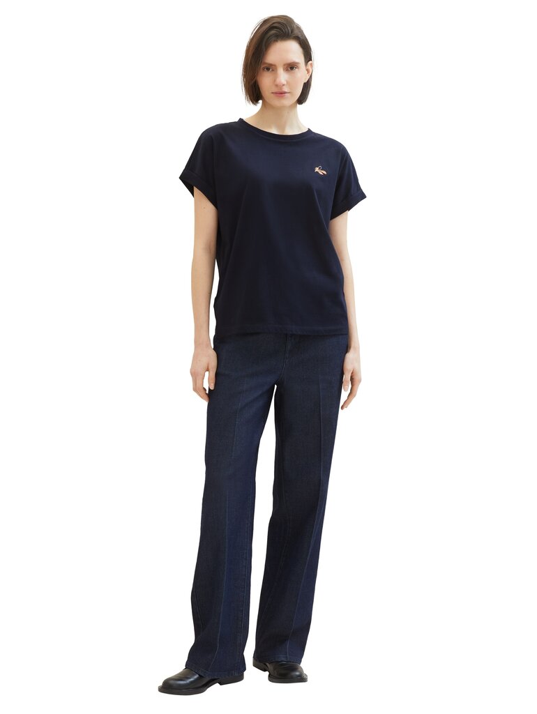 Tom Tailor sieviešu t-krekls, tumši zils cena un informācija | T-krekli sievietēm | 220.lv