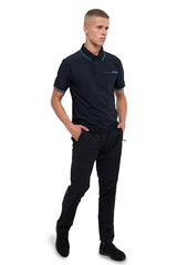 Мужская рубашка-поло Luhta JAALANKA, темно-синий цвет цена и информация | Мужские футболки | 220.lv