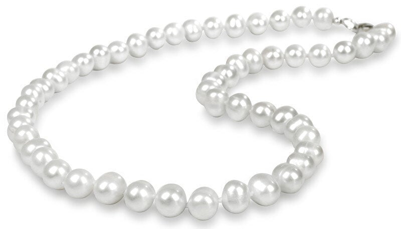 Kaklarota sievietēm JwL Luxury Pearls JL0264 ar īstām,baltām pērlēm cena un informācija | Kaklarotas | 220.lv
