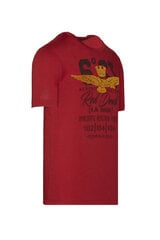 T-krekls vīriešiem Aeronautica Militare 34759-5, sarkans cena un informācija | Vīriešu T-krekli | 220.lv
