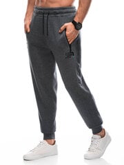 спортивные брюки мужские p1448 - темно-серые цена и информация | Мужская спортивная одежда | 220.lv