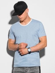 T-krekls vīriešiem Ombre S1385, zils cena un informācija | Vīriešu T-krekli | 220.lv