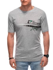 T-krekls vīriešiem Edoti S1838, pelēks cena un informācija | Vīriešu T-krekli | 220.lv