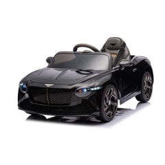 Vienvietīgs bērnu elektromobilis Bentley Bacalar, melns cena un informācija | Bērnu elektroauto | 220.lv
